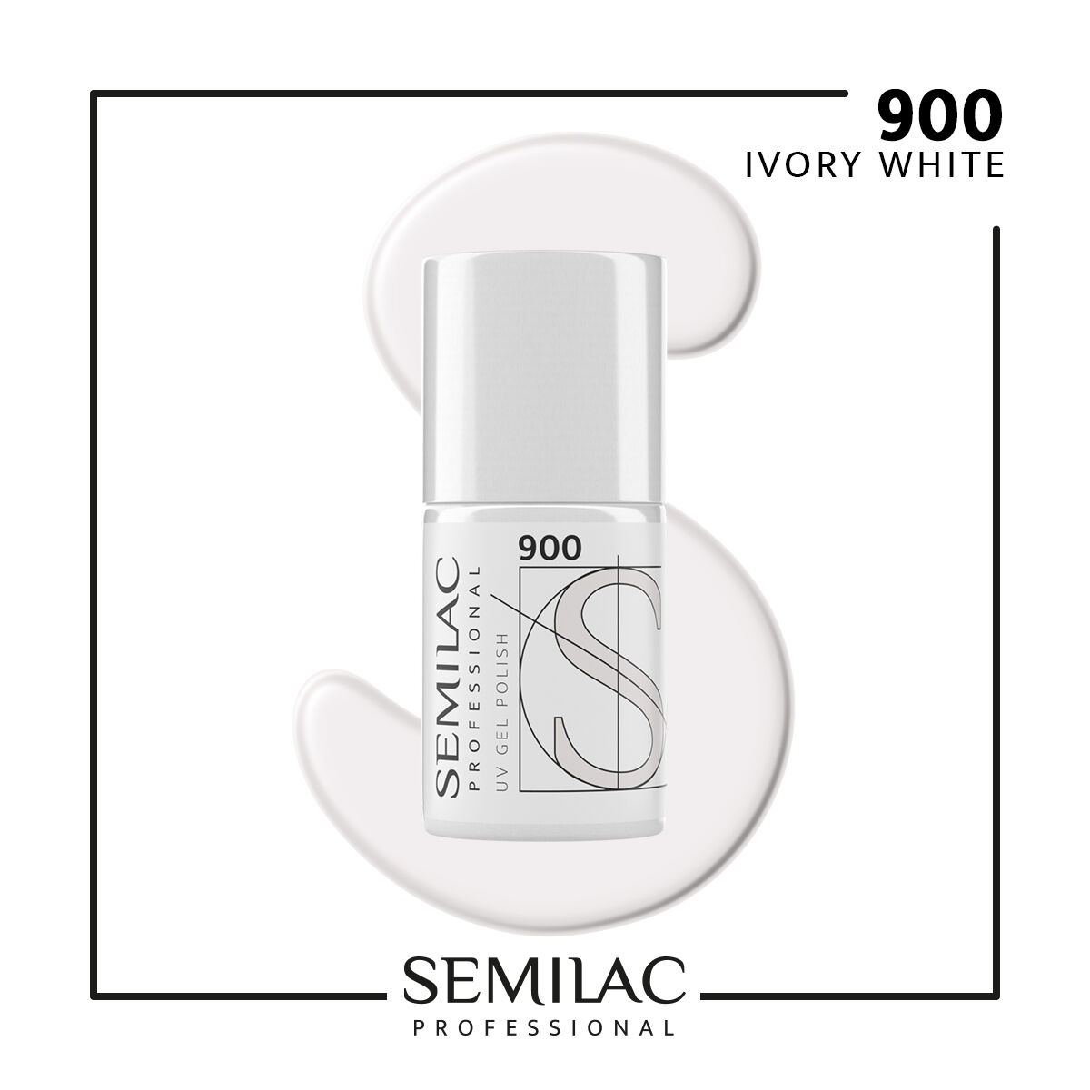 900 Semilac Professional Ivory White