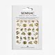 13 Semilac Nail Stickers Golden Flowers
