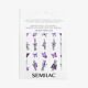 18 Semilac Nail Water Stickers Butterflies